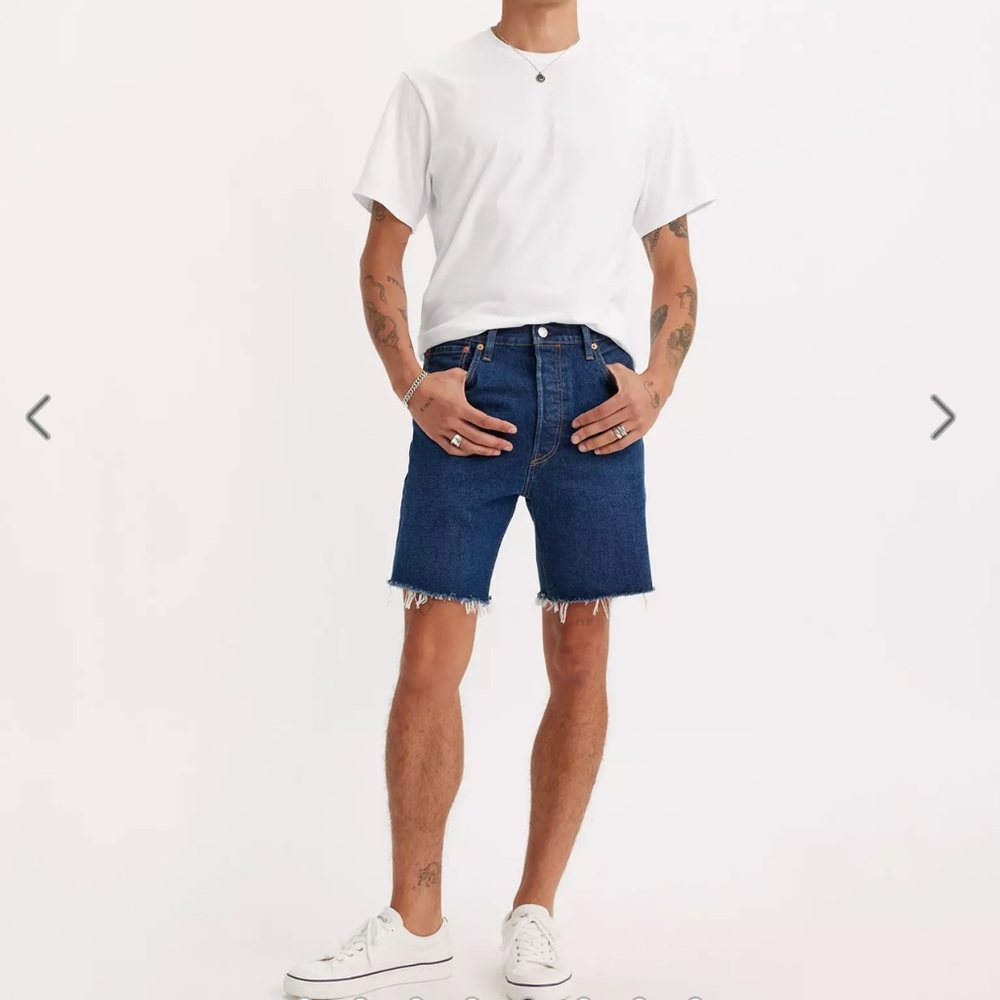 Levi’s Men's 501 ‘93 cut off Blue Denim Shorts size 36